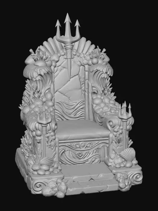 3D model for Poseidon's Throne