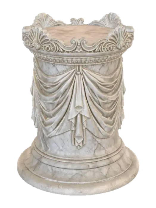 3D model for Draped Marble Pedestal