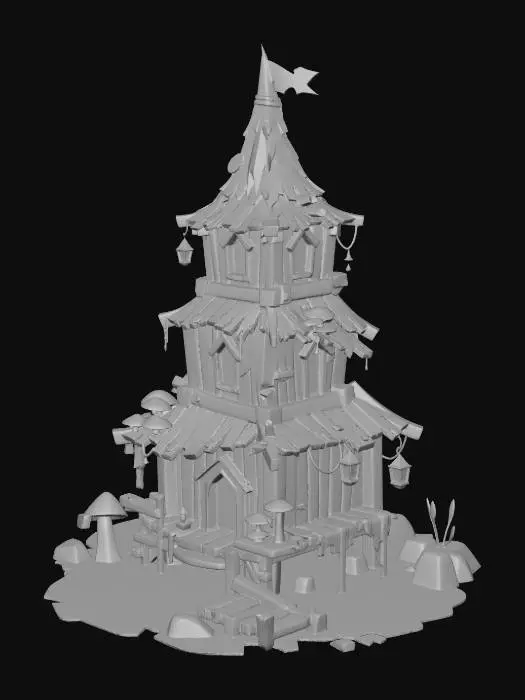 3D model for Verdant Runic Spire