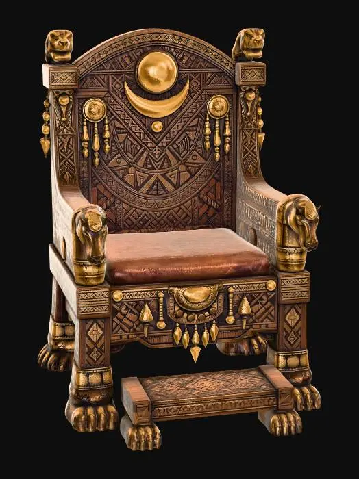 3D model for Crescent Moon Throne