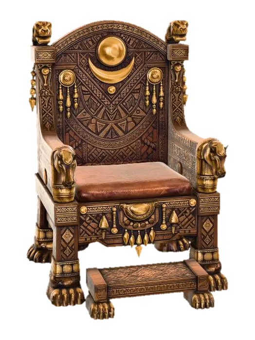 3D model for Crescent Moon Throne