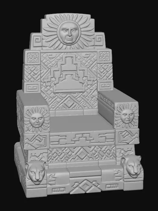 3D model for Sunstone Throne