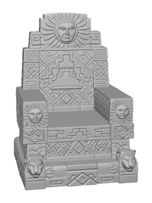 3D model for Sunstone Throne