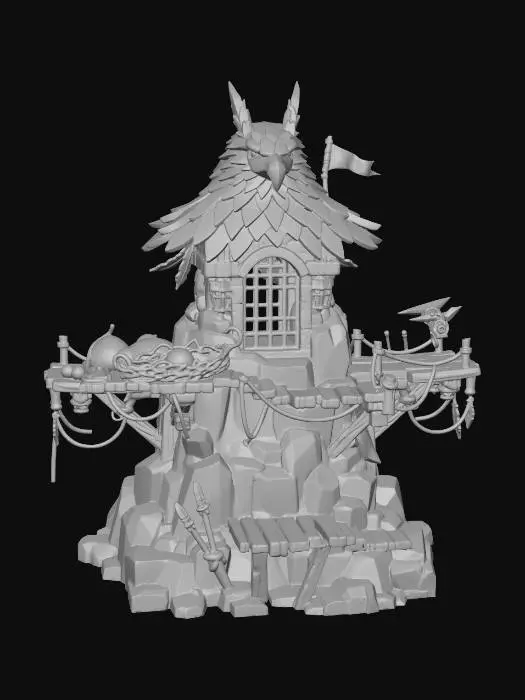 3D model for Feathercrest Aerie