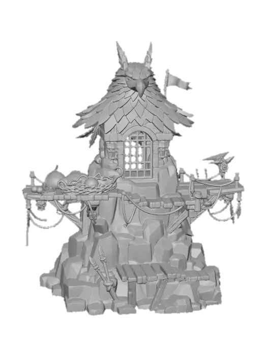 3D model for Feathercrest Aerie