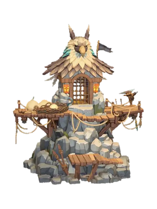 3D model for Feathercrest Aerie