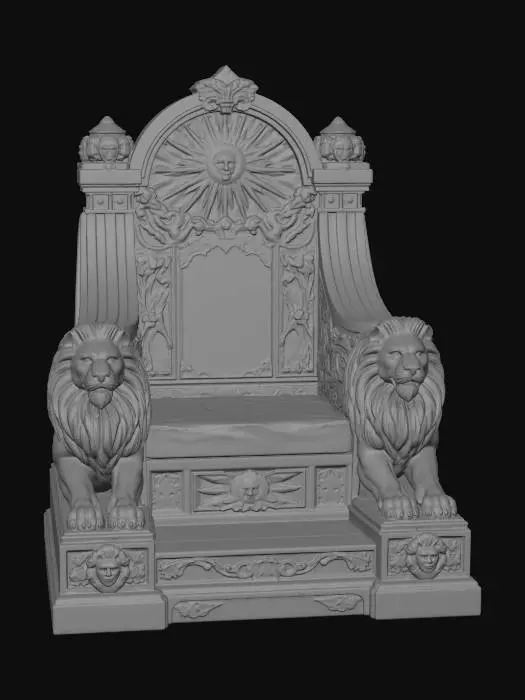 3D model for Throne of the Sun and Lions