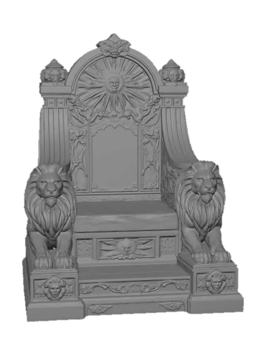 3D model for Throne of the Sun and Lions
