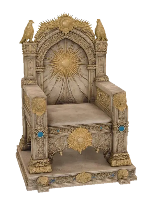Throne of the Sun - Judgment 3D model, vytvořený pomocí AI