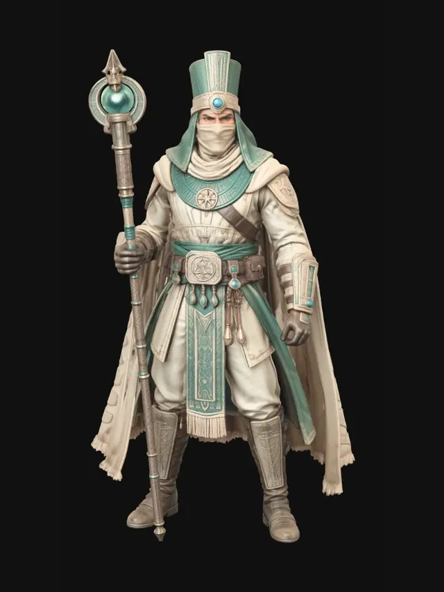 3D model for Teal Sands Archmage