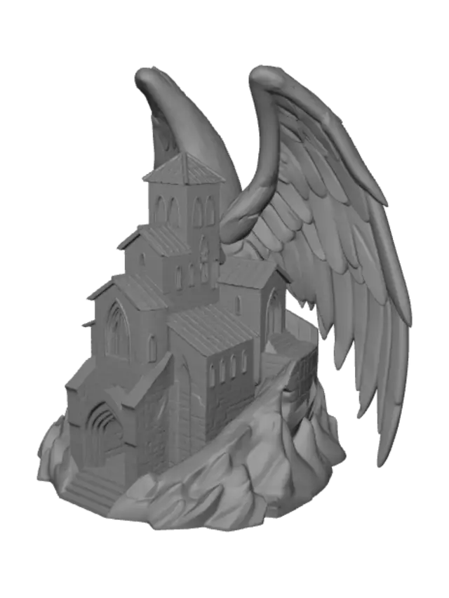 3D model for Crimson Wings Fortress