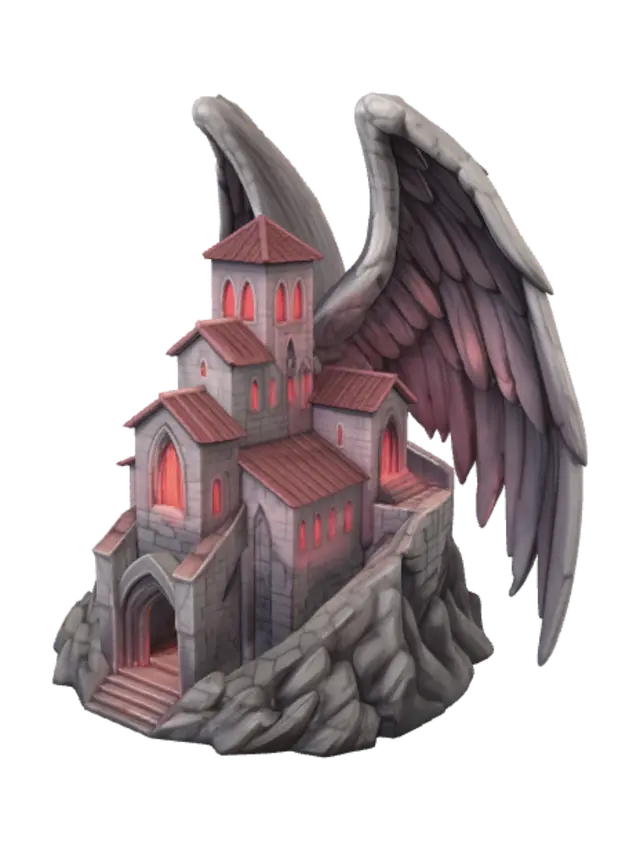 3D model for Crimson Wings Fortress