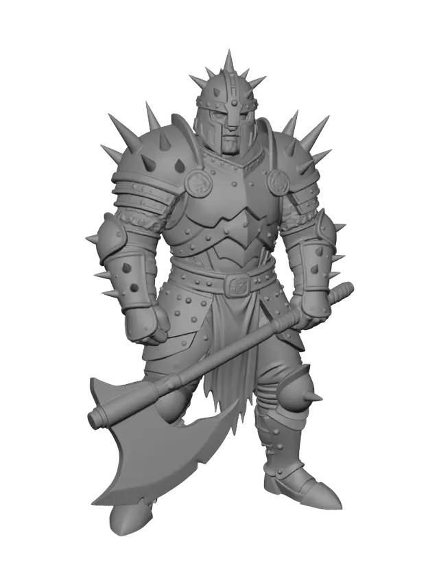 3D model for Spiked Iron Warlord