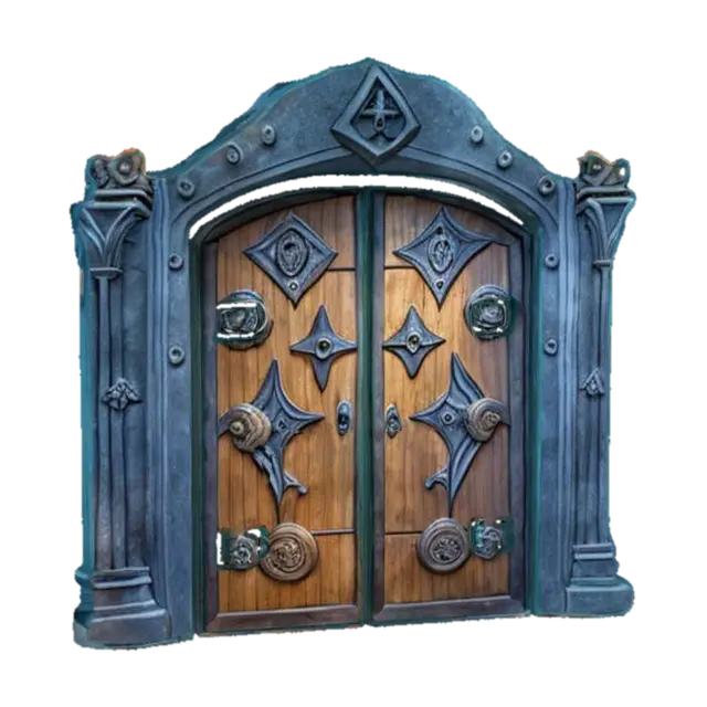 Mystical Portal - Illusion 3D model, vytvořený pomocí AI
