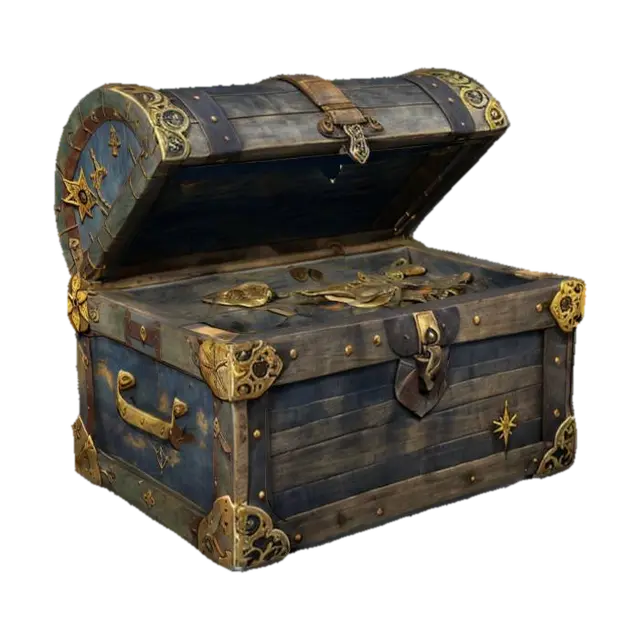 Treasure Trove - Wealth 3D model, vytvořený pomocí AI