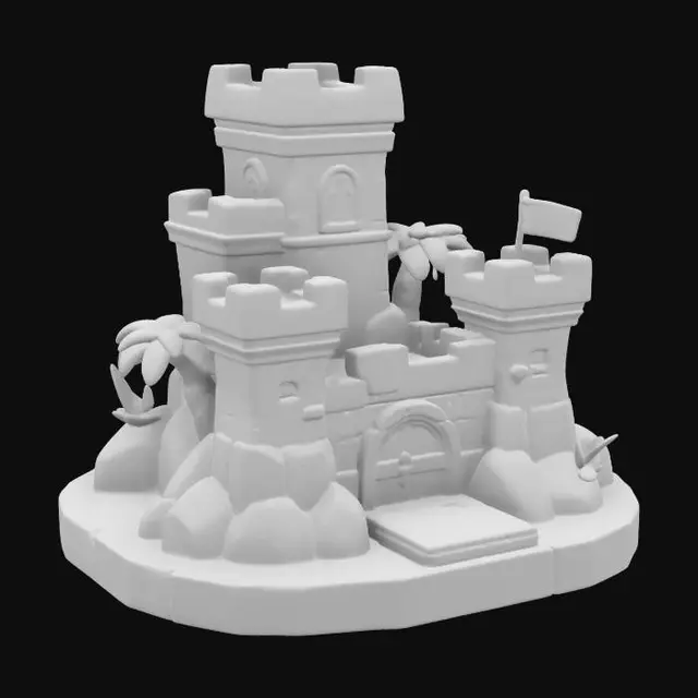 3D model for Fantasy Island
