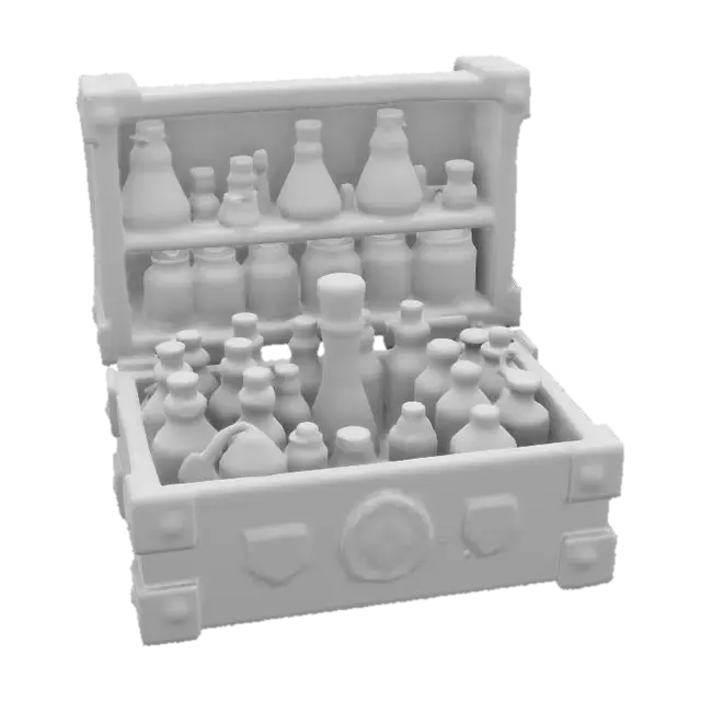 3D model for Potion Collection in a Chest