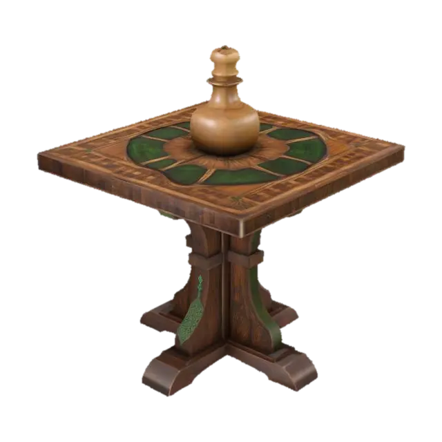 Chess Table 3D model, vytvořený pomocí AI