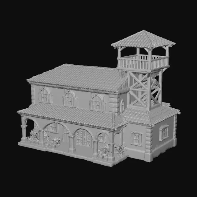 3D model for Rustic Tuscan Villa