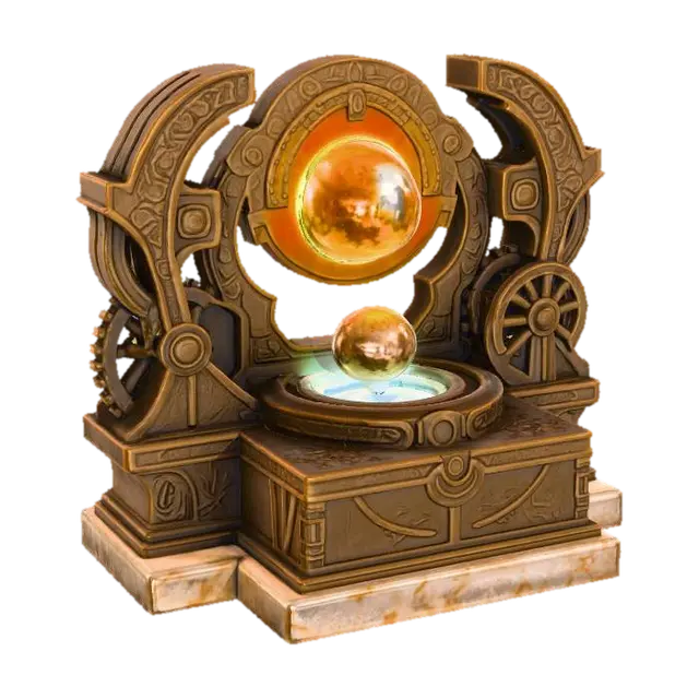 Celestial Orrery - Mechanism 3D model, vytvořený pomocí AI