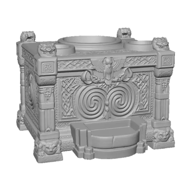 3D model for Dragon-Headed Stone Altar Censer