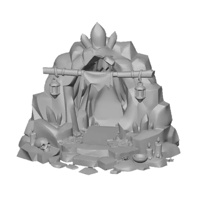 3D model for Crystal Cavern Portal