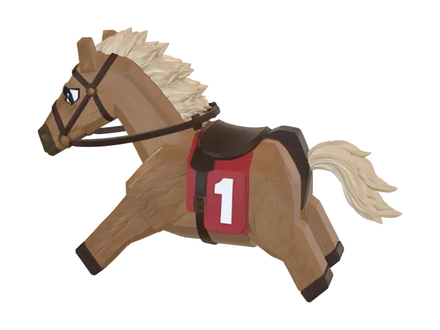 Number One Racer - Livery 3D model, vytvořený pomocí AI