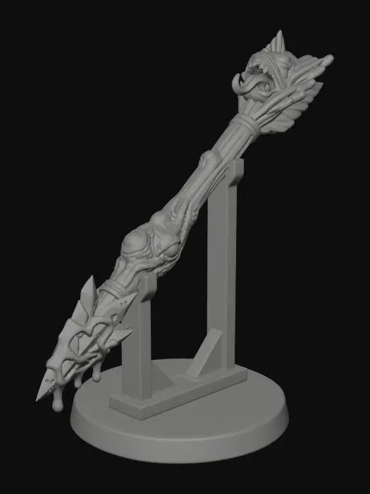 3D model for Dragonbound Staff