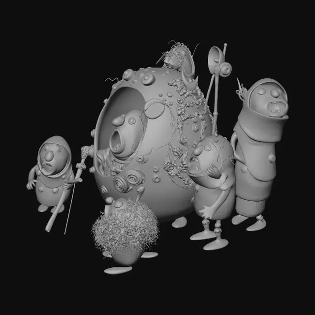 3D model for Panic in the Pod