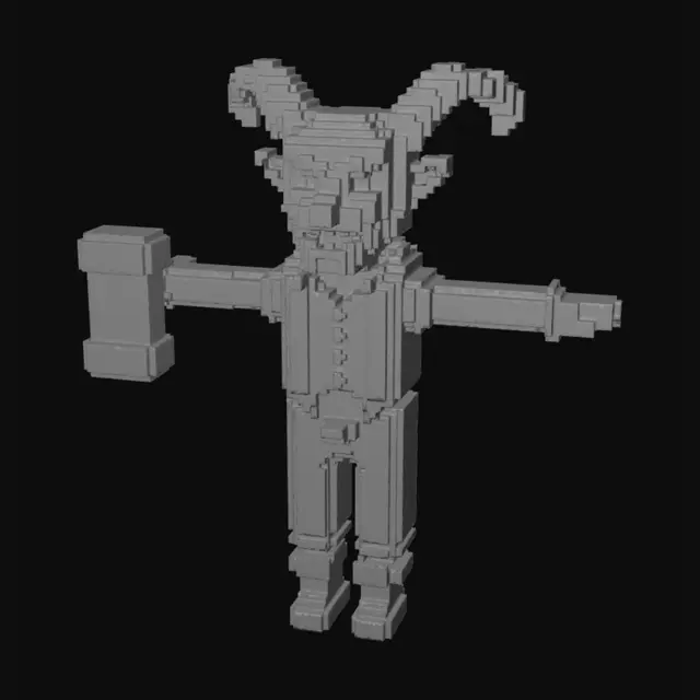 3D model for Hellhammer