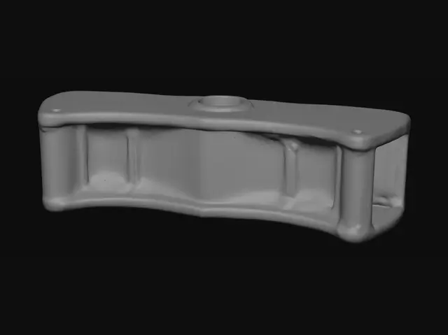 3D model for Car HVAC vent housing