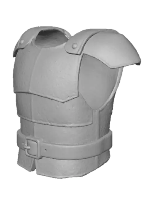 3D model for medieval chestplate