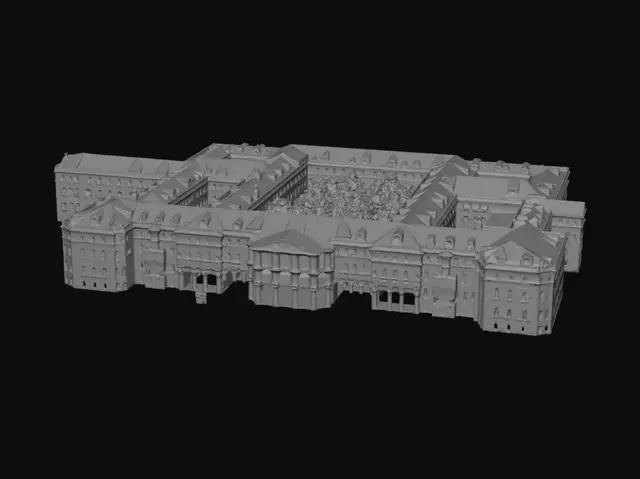 3D model for Ringed Courtyard Campus