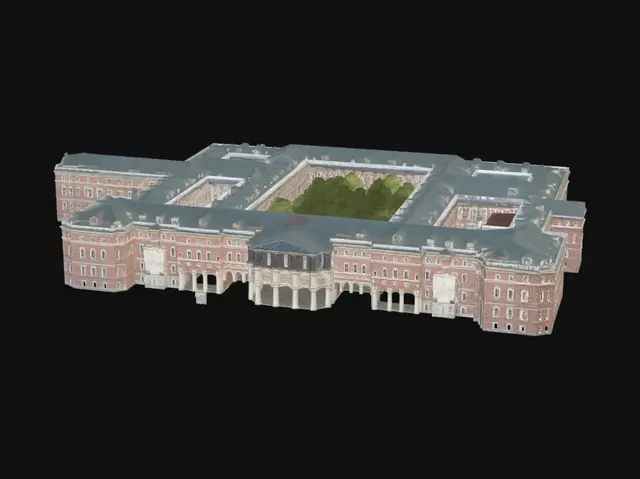 3D model for Ringed Courtyard Campus
