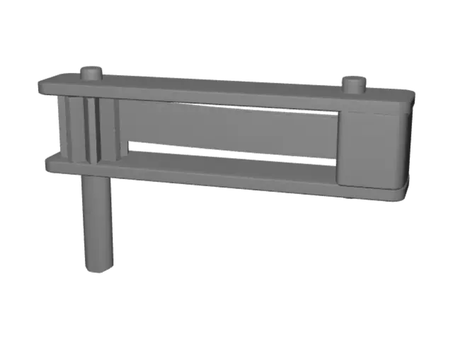 3D model for Go Team Wooden Bench