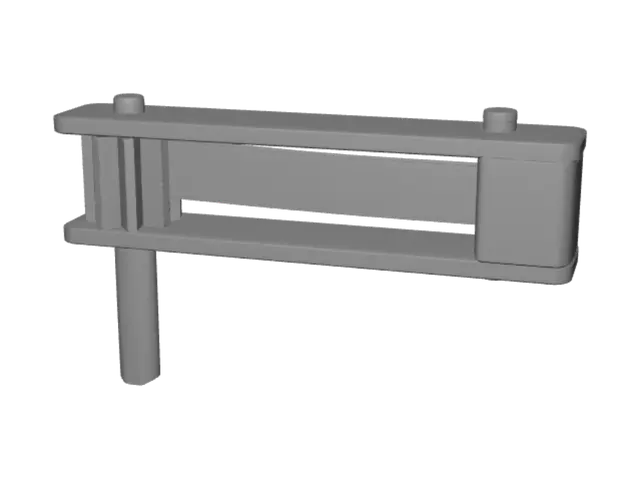 3D model for Go Team Wooden Bench