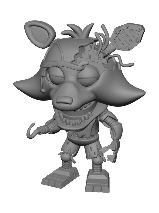 3D model for Ornate Withered Foxy