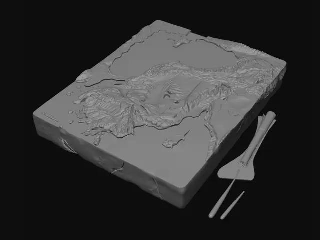3D model for Mediterranean Relief Map