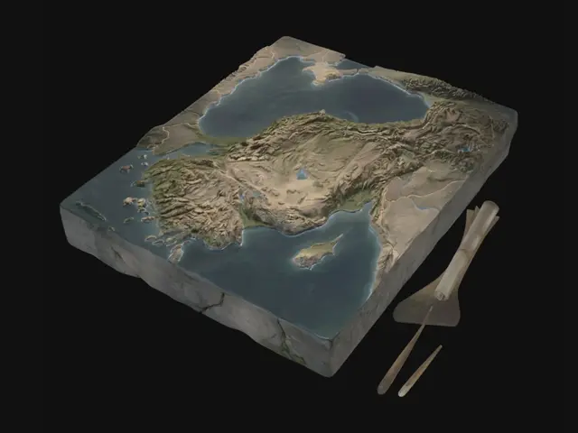 3D model for Mediterranean Relief Map