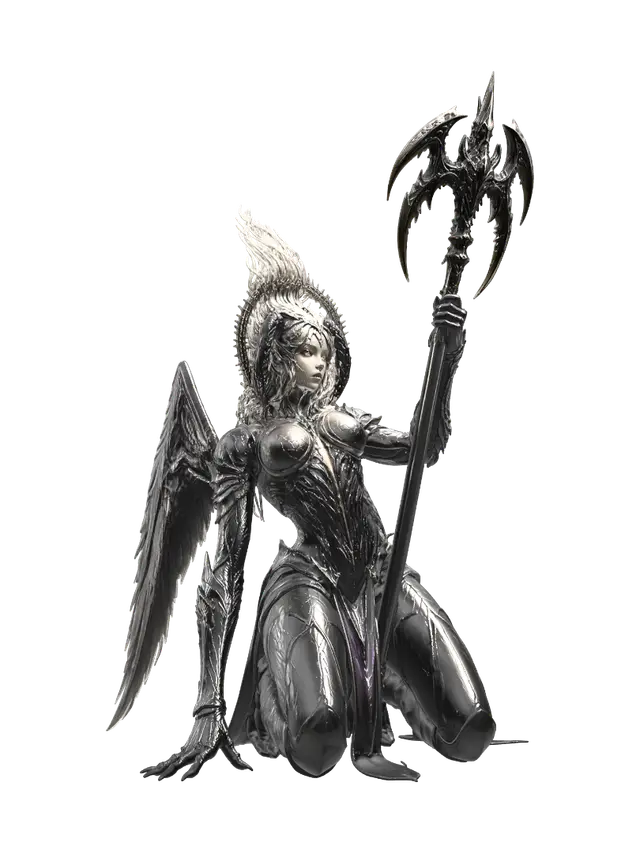 3D model for Dark Seraphim Spearbearer