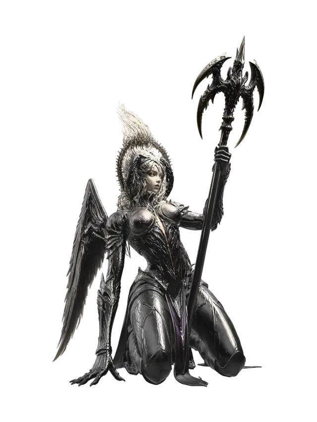 3D model for Dark Seraphim Spearbearer
