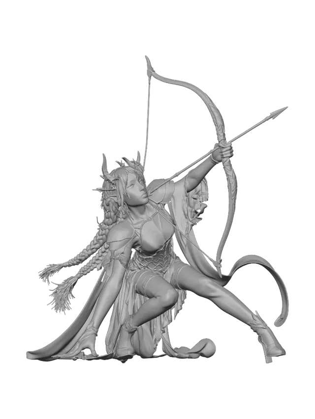 3D model for Celestial Archer