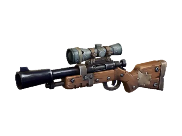 Ageworn Sniper Rifle - Gunmetal 3D model, vytvořený pomocí AI