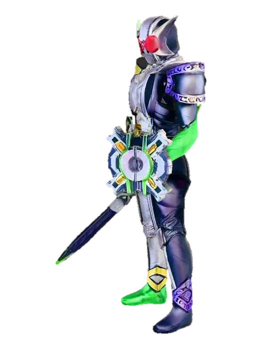 Kamen rider W Xtreme - Kamenrider 3D model, vytvořený pomocí AI