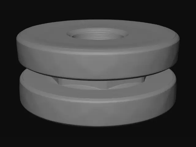 3D model for Donut-shaped rubber spacer