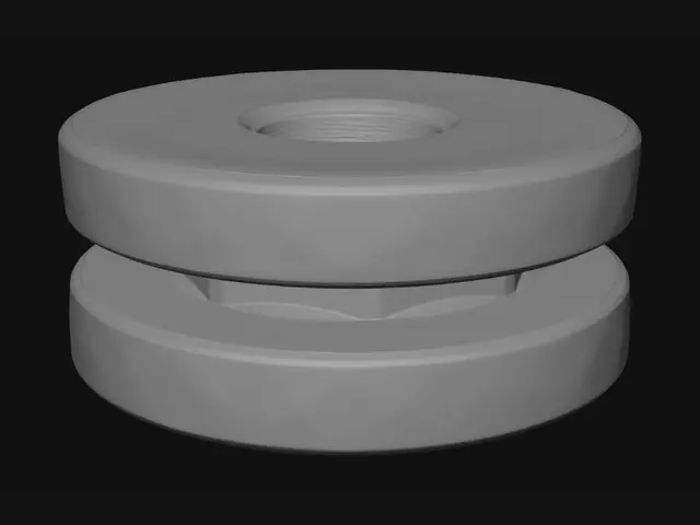 3D model for Donut-shaped rubber spacer