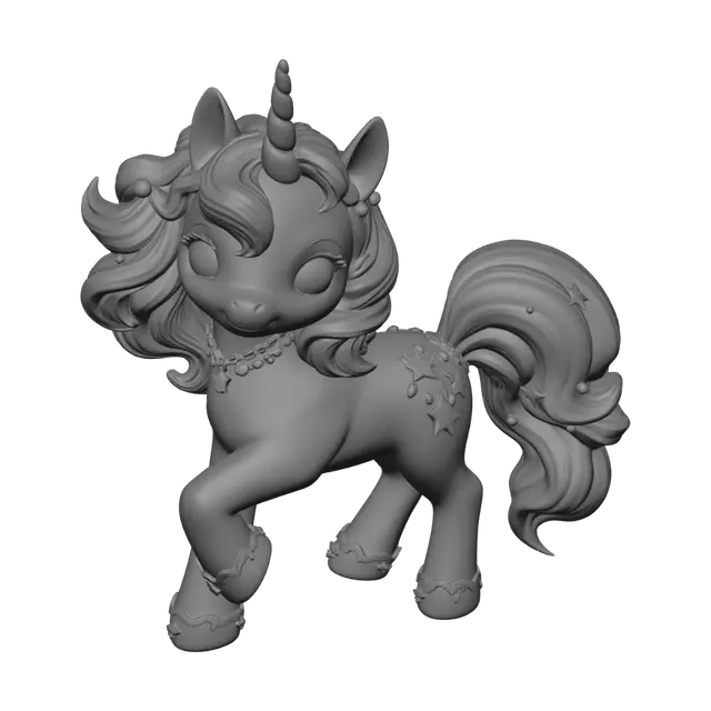 3D model for Pastel Stardust Unicorn