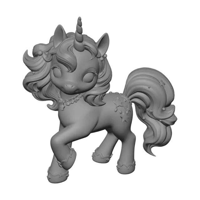 3D model for Pastel Stardust Unicorn