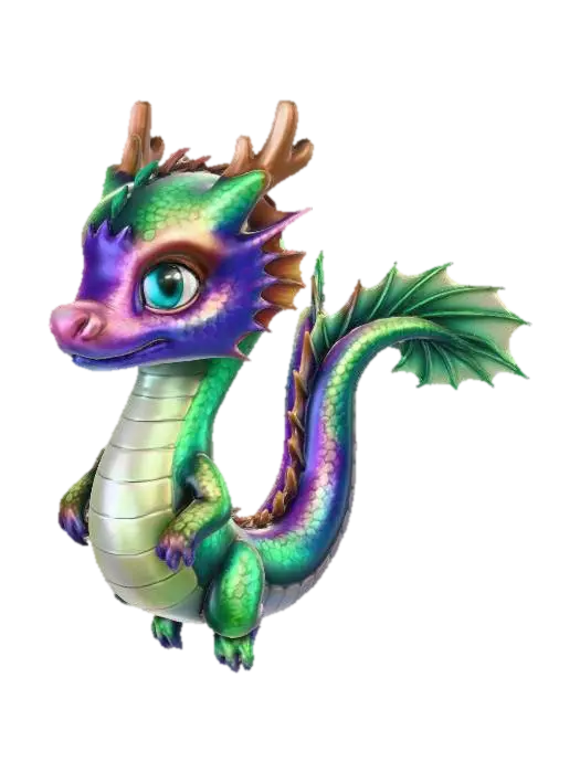 Bubbly Serpentling 3D model, vytvořený pomocí AI
