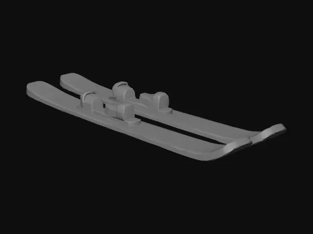 3D model for Faction Skiis